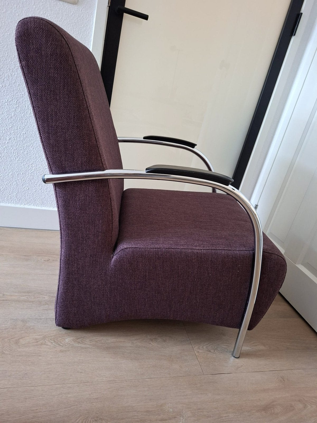 Woood fauteuils 2x., Ophalen, Zo goed als nieuw, 75 tot 100 cm, 50 tot 75 cm