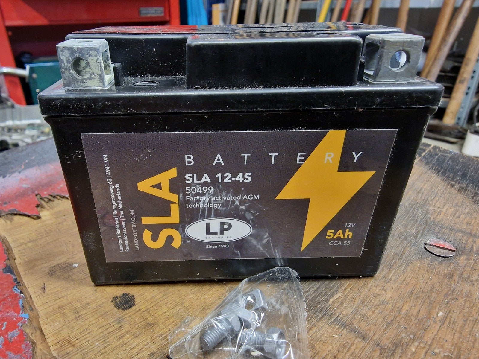 SLA 12-4S Scooter Accu - 12V 5Ah AGM Technologie, Ophalen, Nieuw, Overige typen