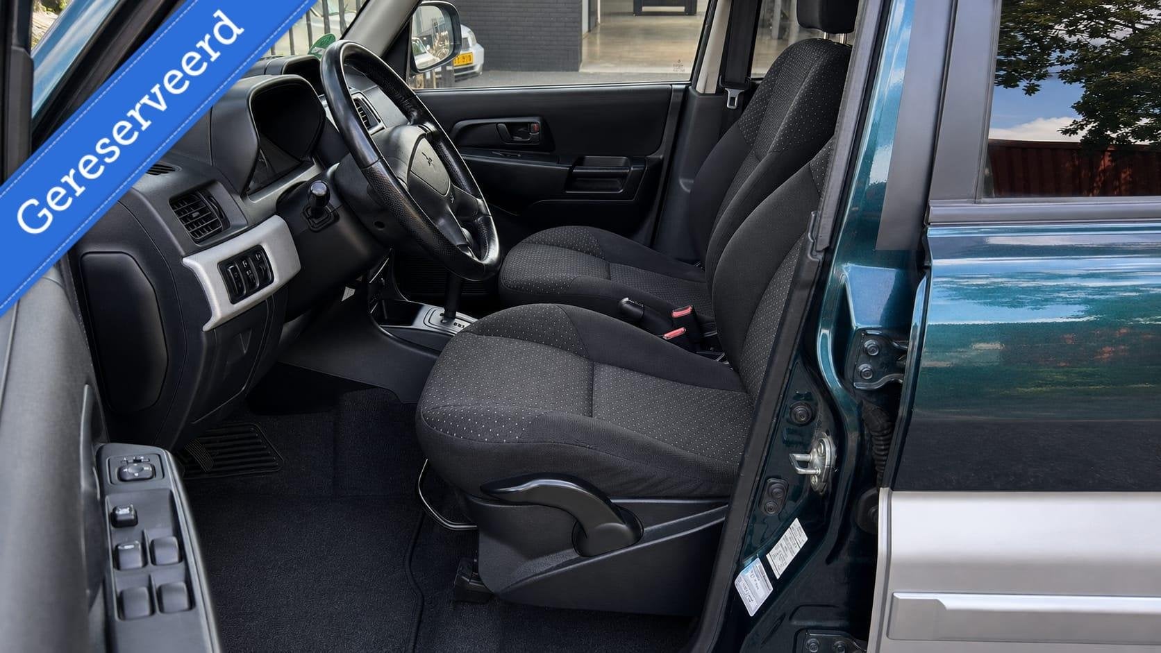 Mitsubishi Pajero Pinin 2.0 4x4/1e Eig/Airco/129 PK/Trekhaak, Auto's, Dealer onderhouden, Stof, Gebruikt, 4 cilinders
