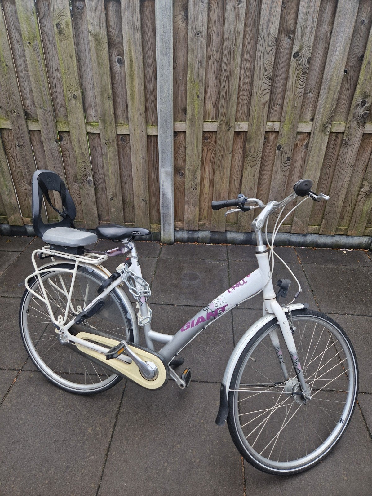 Giant Chill damesfiets met kinderzitje, Ophalen