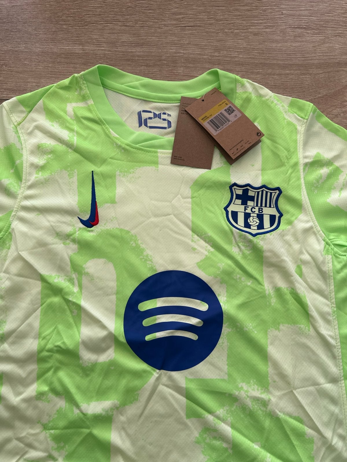 FC Barcelona  shirt maat S nieuw, Verzenden, Nieuw, Maat 46 (S) of kleiner, Groen