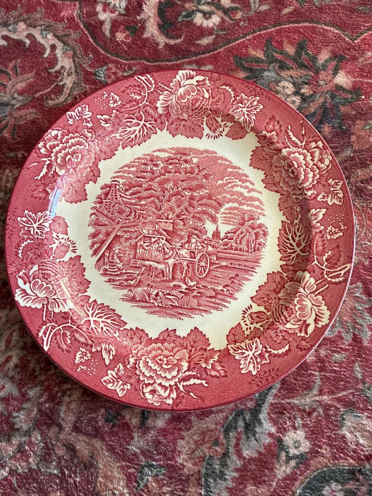 Enoch Woods dinerbord, Ophalen