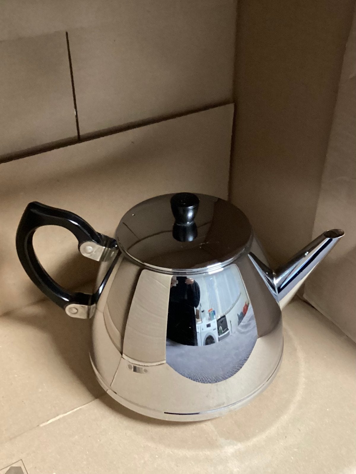 BREDEMEIJER dubbelwandige theepot, design pot, helemaal gaaf, Ophalen, Zo goed als nieuw