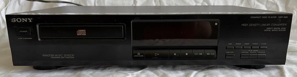 Sony CDP-309 CD Speler, Ophalen of Verzenden, Zo goed als nieuw, Sony