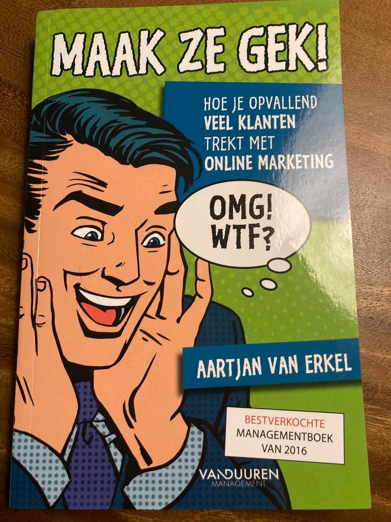 Aartjan van Erkel - Maak ze gek!, Aartjan van Erkel, Sociale wetenschap, Ophalen of Verzenden, Zo goed als nieuw