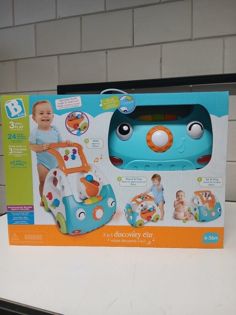 B-kids Ontdekkingsauto Discovery Car, Ophalen of Verzenden, Nieuw, Loopfiets
