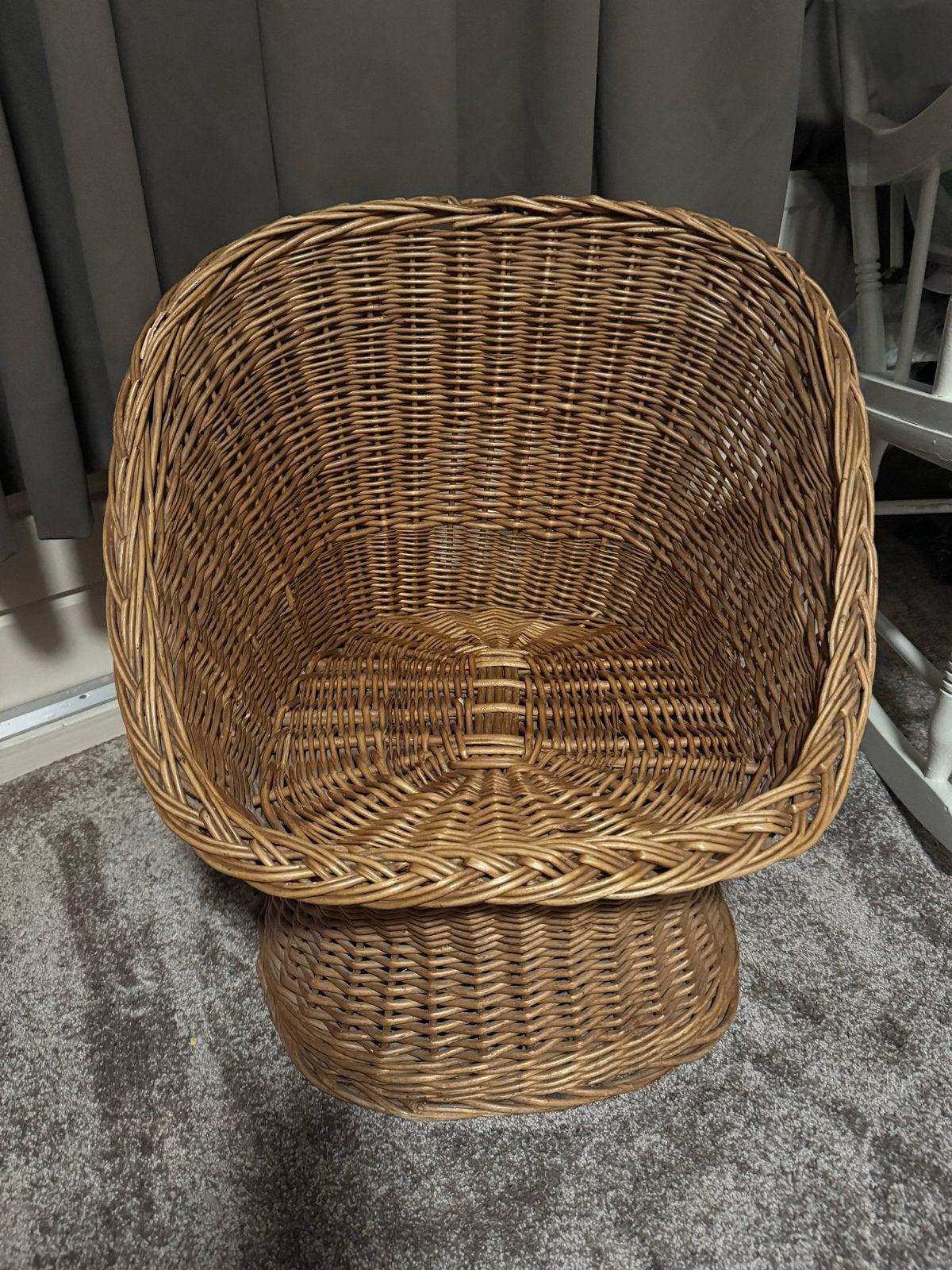 Rotan Kinderstoel - Vintage Stijl, Ophalen, Gebruikt, Overige typen