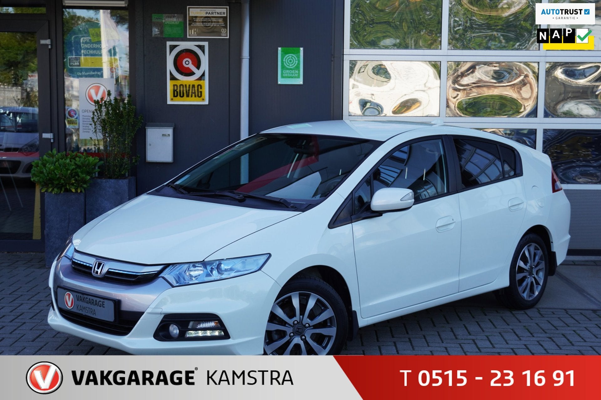 Honda Insight 1.3 Exclusive Autom. NAP/Clima/Cruise/Stoelvw., Euro 5, Gebruikt, Zwart, 4 cilinders