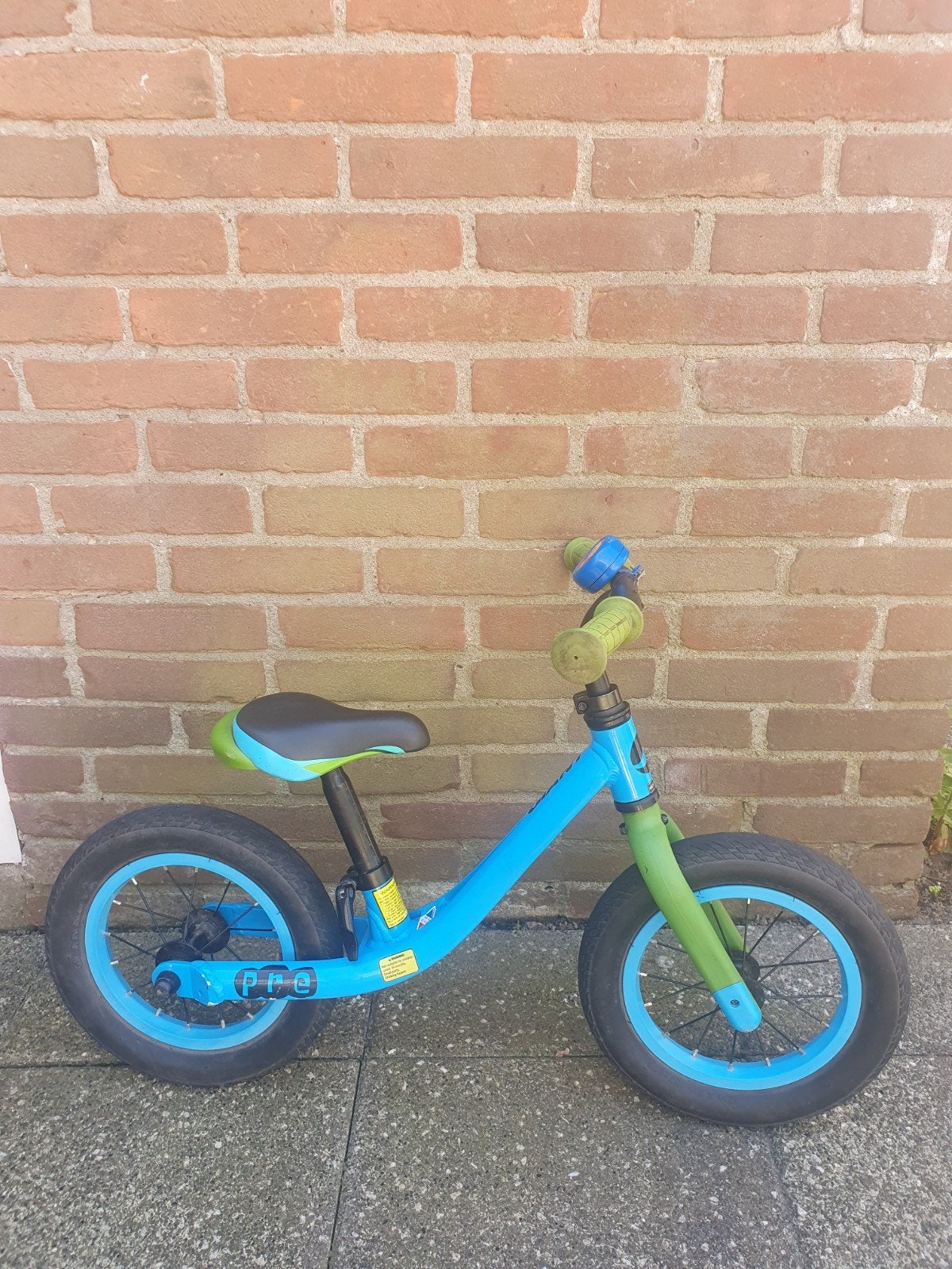 Giant Pre kinderloopfiets - Blauw/Groen, Fietsen en Brommers, Ophalen of Verzenden
