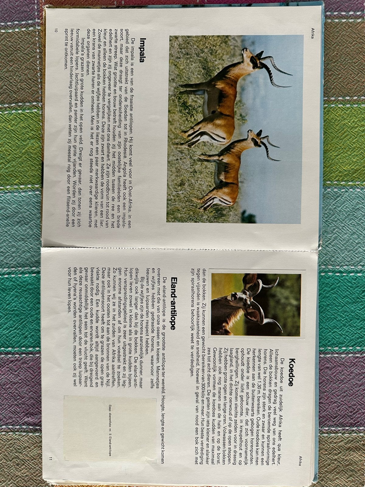 Stickerboek Koningen in het Dierenrijk (Esso), Ophalen of Verzenden, Gelezen, Natuur algemeen