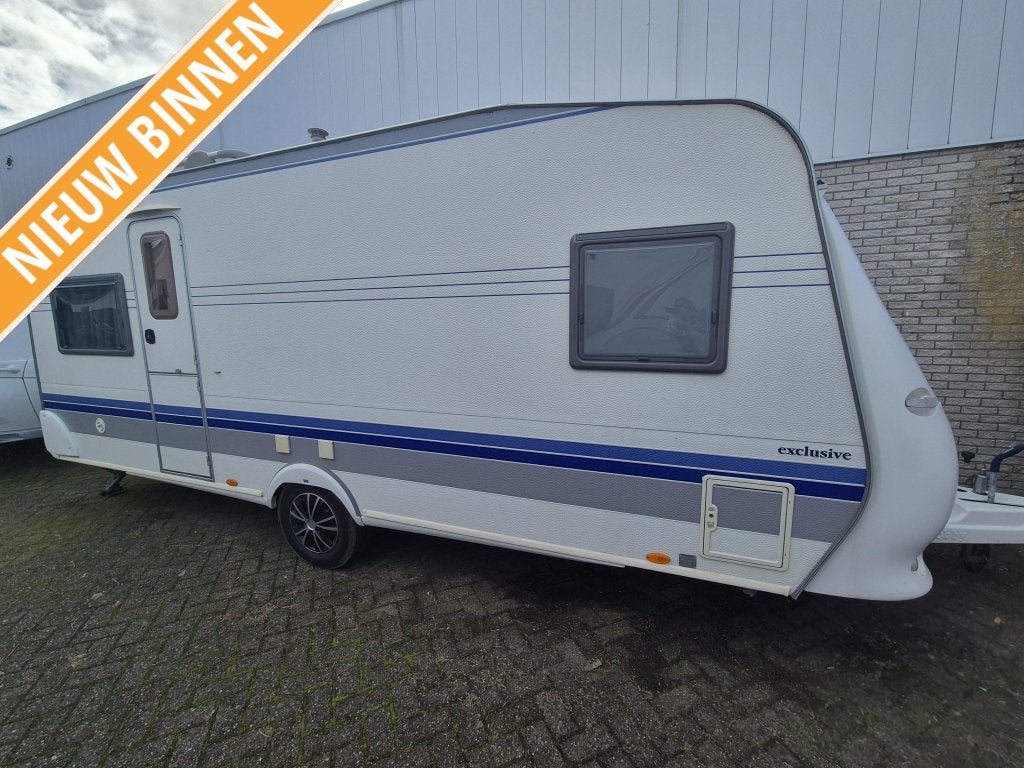 Hobby Exclusive 540 UFE 2004 Voortent 8250,-, Caravans en Kamperen, Rondzit, Hobby, Serviceluik, Particulier