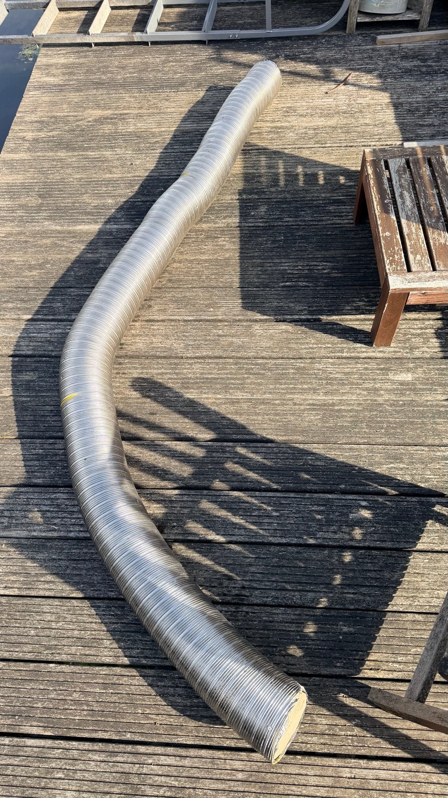 Dubbellaags flexibele schoorsteenpijp 290cm x 15cm, Ophalen, Nieuw, Overige typen