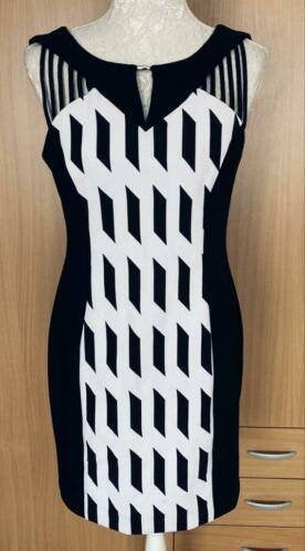 Joseph Ribkoff jurk maat 38 zwart/wit [v]