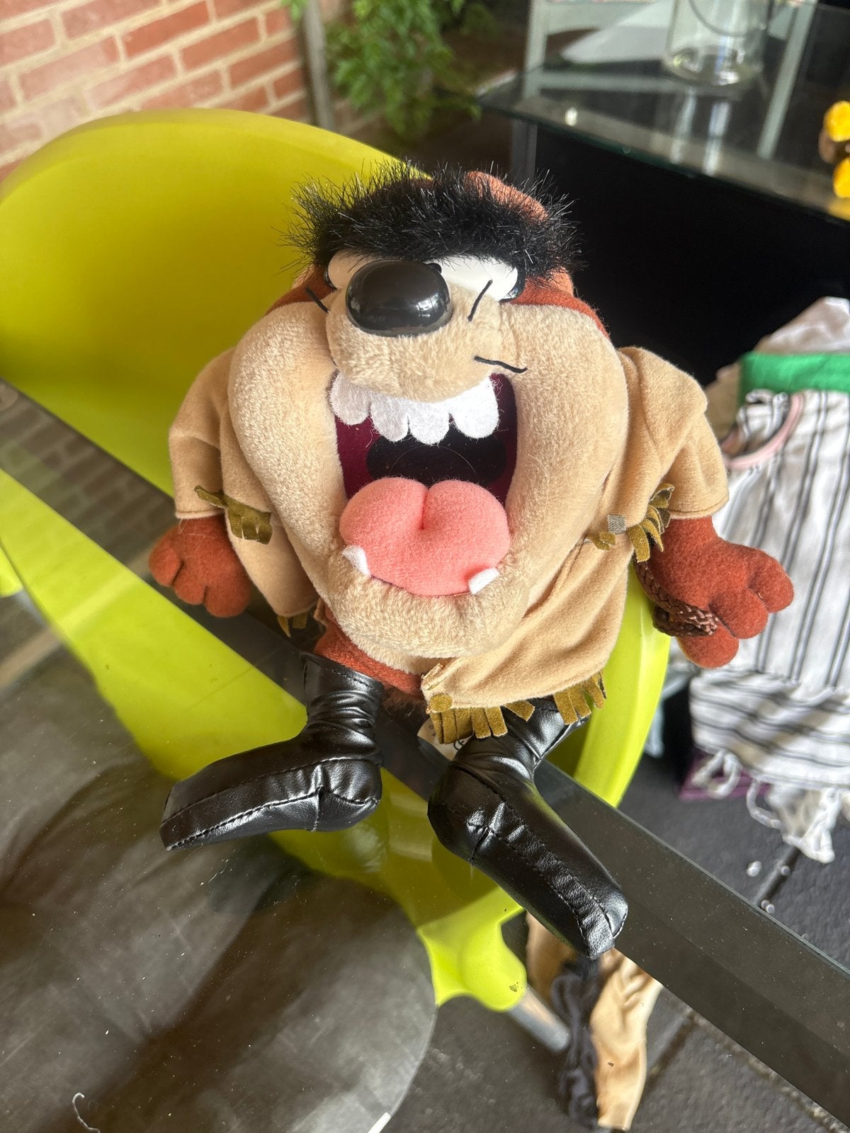Taz de Tasmaanse Duivel knuffel Looney Tunes, Gebruikt, Overige merken, Overige karakters, Overige typen