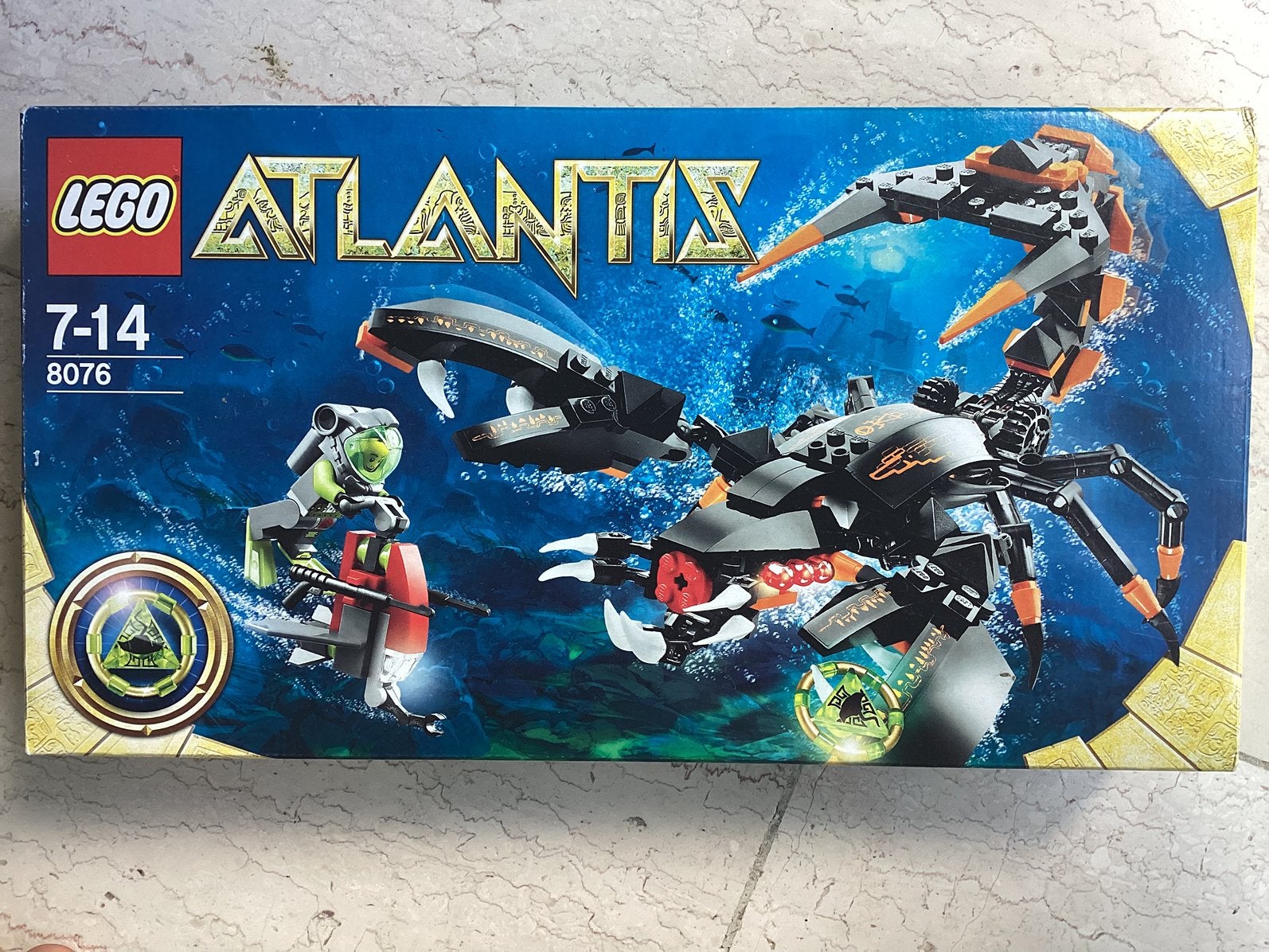 Lego 8076 Atlantis duiker, Ophalen of Verzenden, Zo goed als nieuw