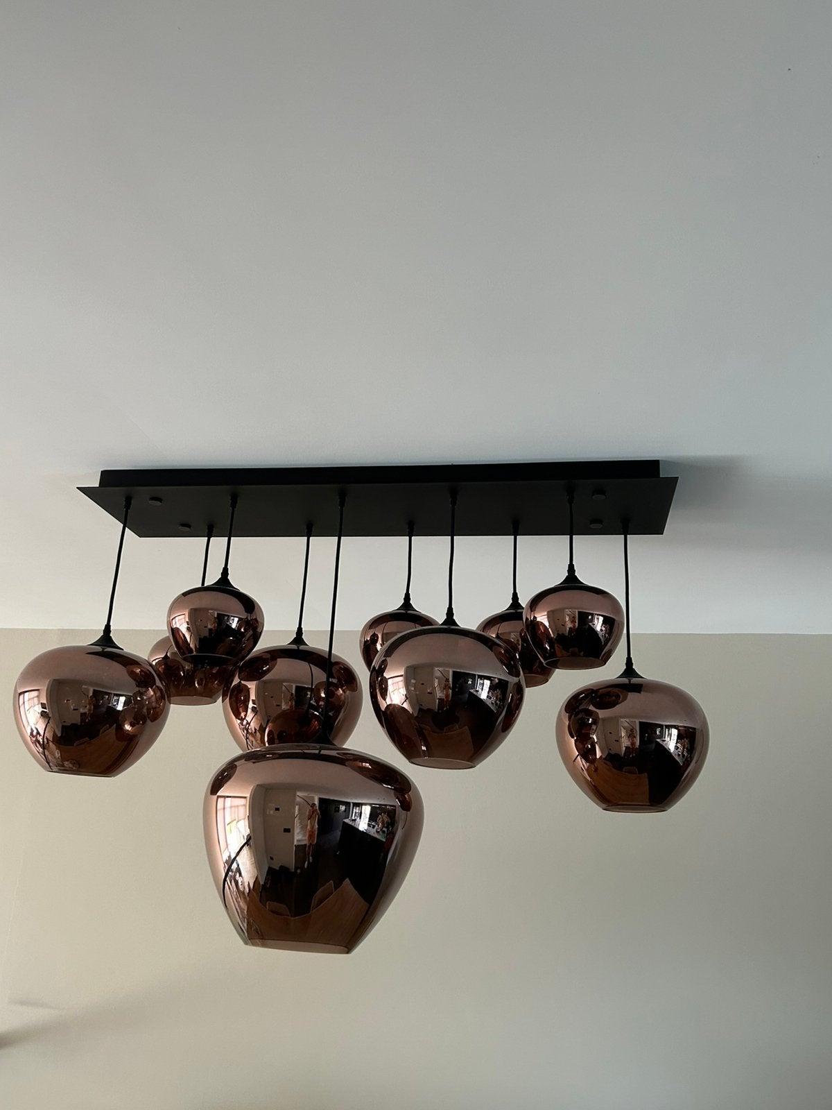 Luxe hanglamp, Ophalen, Zo goed als nieuw, Glas