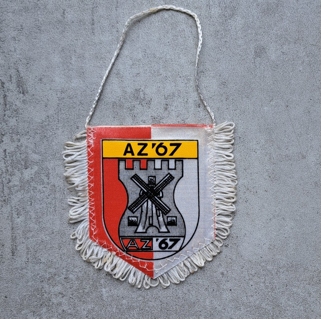vaantje AZ '67 Alkmaar, Verzamelen, Sportartikelen en Voetbal, Ophalen of Verzenden, Zo goed als nieuw, AZ, Vaantje of Sjaal