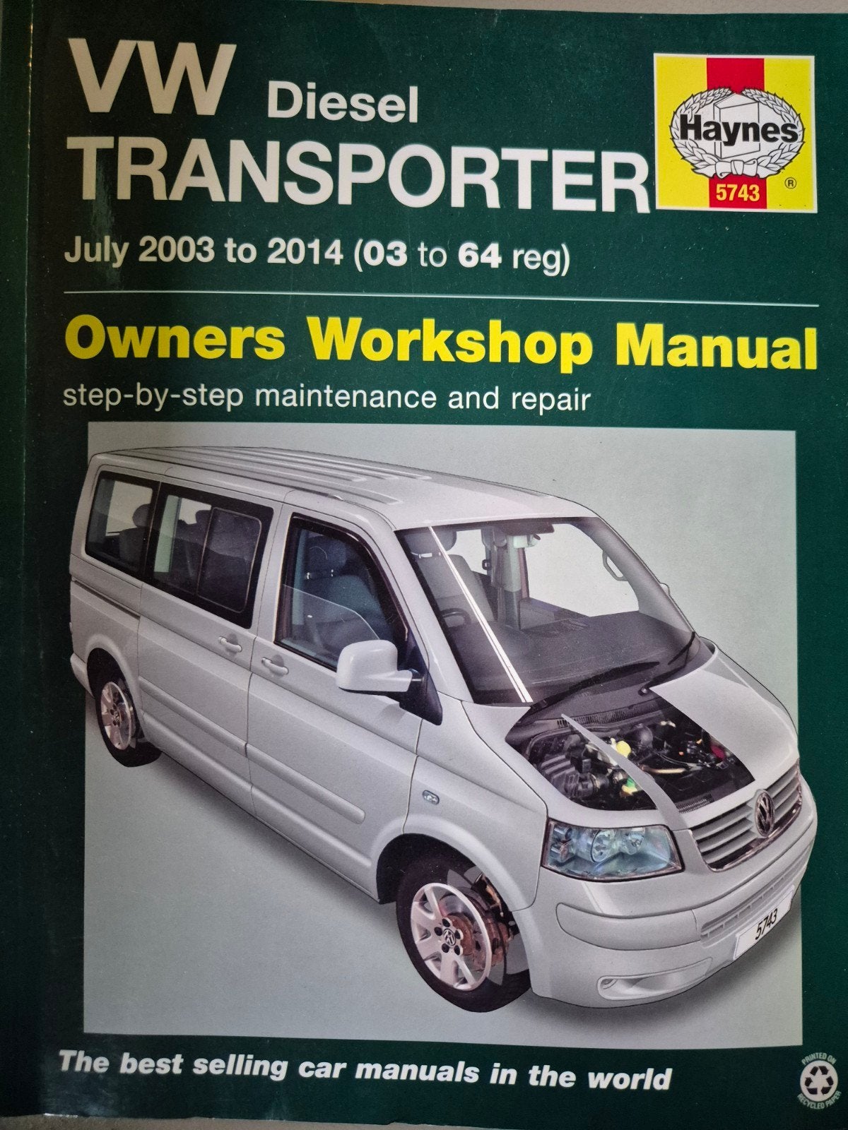 Haynes VW T5 werkplaatsboek, Ophalen of Verzenden