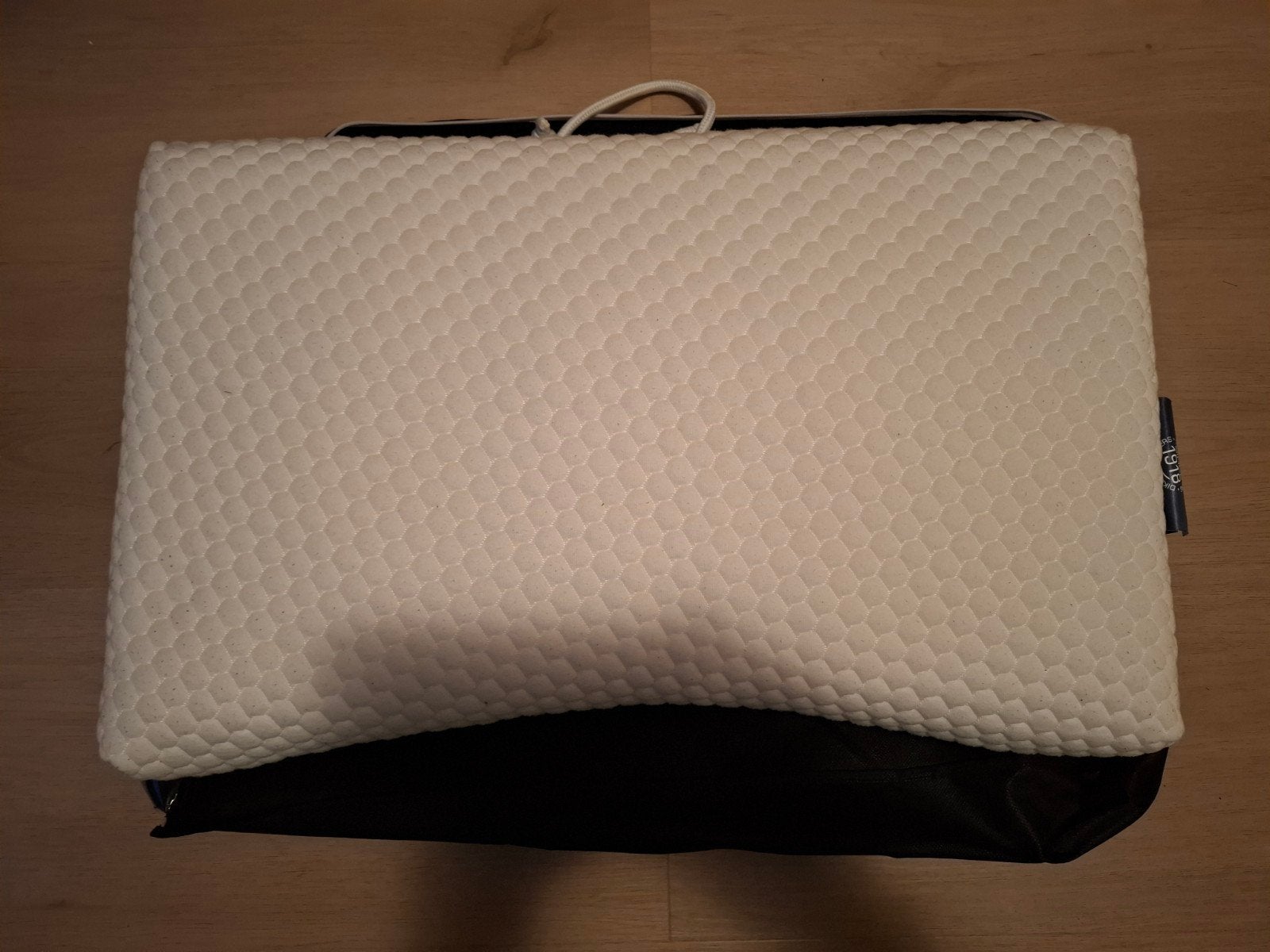 Dixxius Latex Green Contour Kussen - nieuw, Eenpersoons, Wit, Overige materialen, Ademend