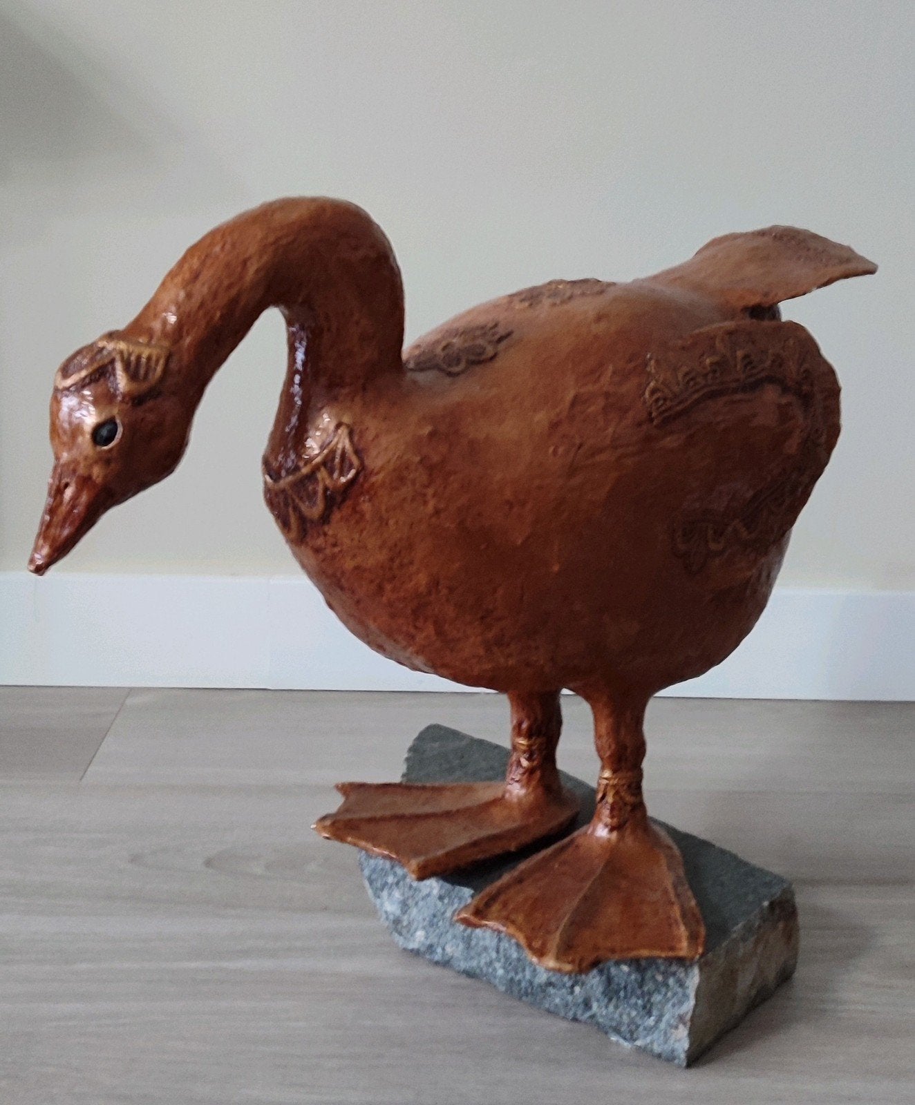 Eend, standbedld, kunstbeeld, Ophalen, Zo goed als nieuw, Vogel, Overige typen