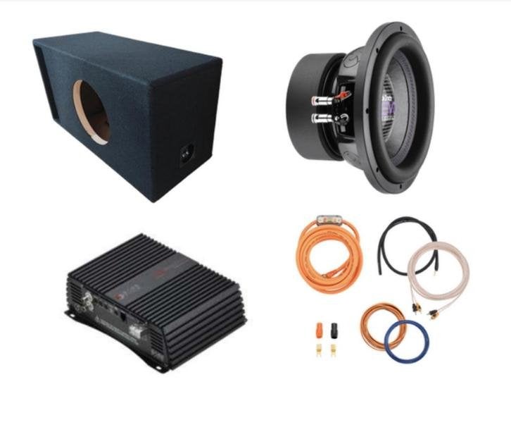 Subwooferset Bassface pack 6 1250 watt RMS, Niet ingevuld, Niet ingevuld, Nieuw, Ophalen of Verzenden