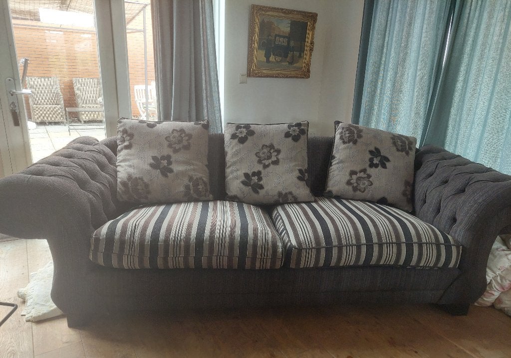 Bankstel, Gebruikt, Modern, oversized, 300 cm of meer, 75 tot 100 cm