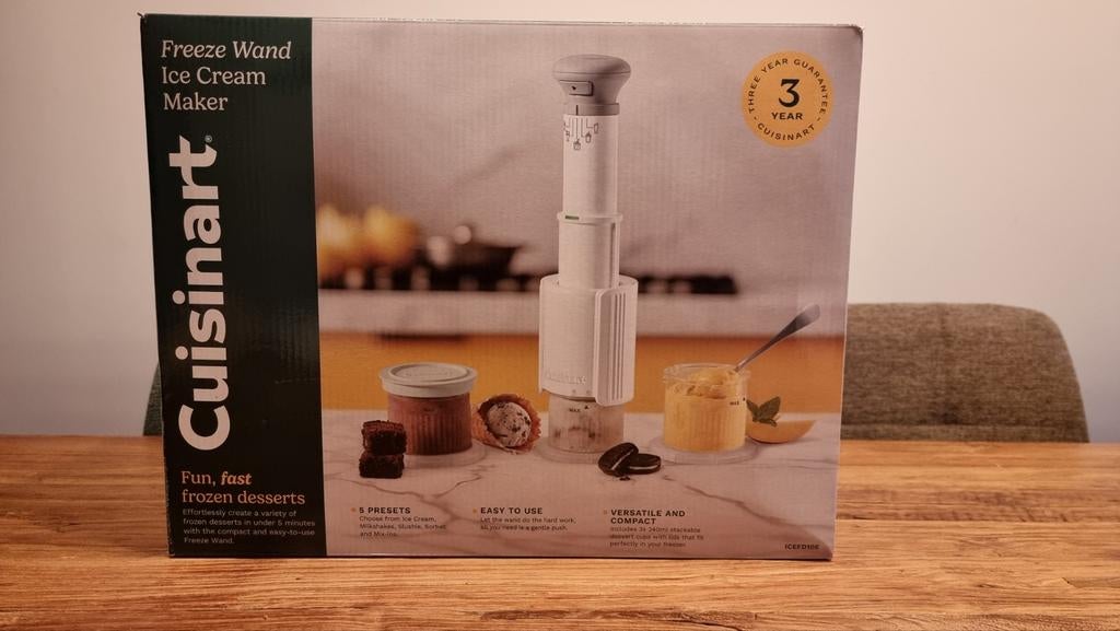 Cuisinart Freeze Wand IJsmachine - Nieuw in doos, Ophalen of Verzenden, Nieuw
