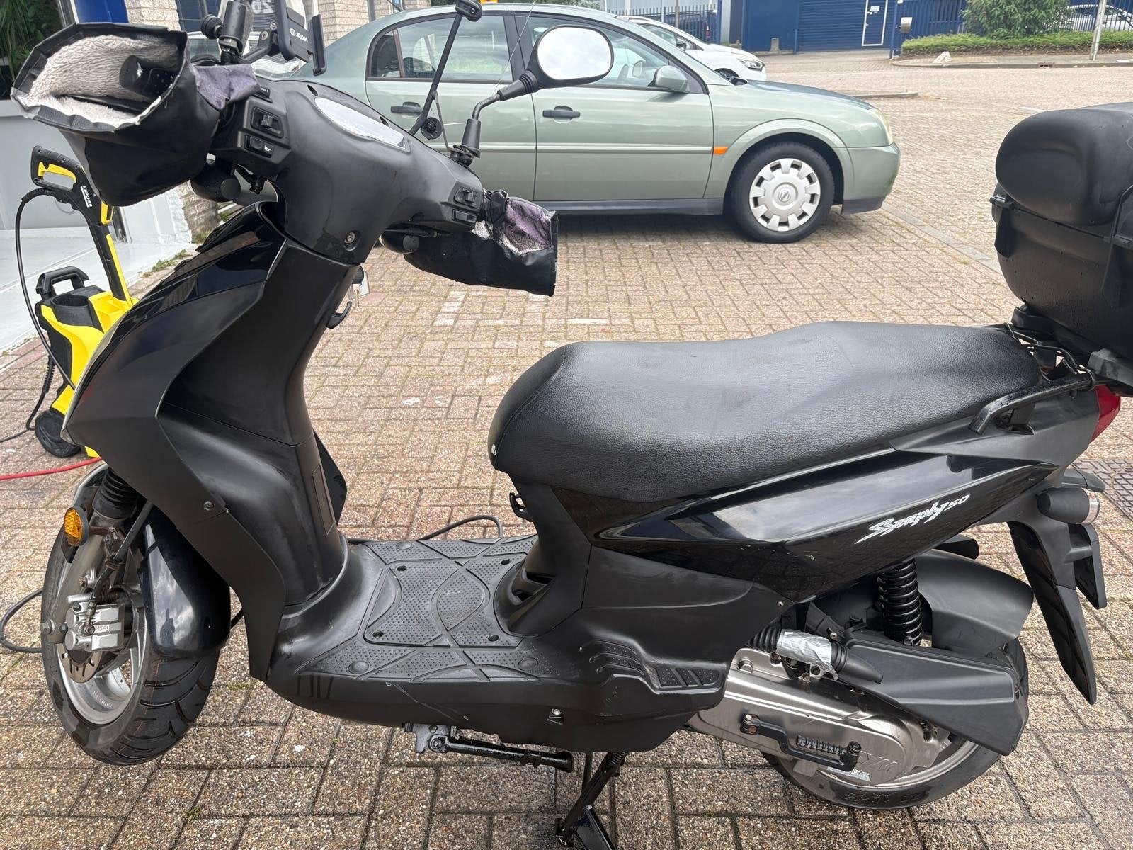Zwarte Sym Symphony Scooter - Goed Onderhouden, Gebruikt, Overige modellen, Maximaal 45 km/u, Ophalen of Verzenden
