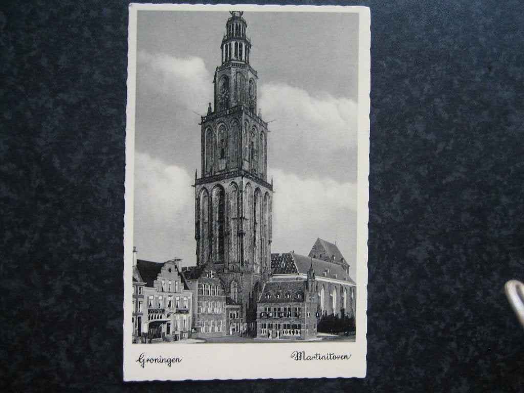 GRONINGEN Martinitoren M, Ophalen of Verzenden, 1920 tot 1940, Groningen