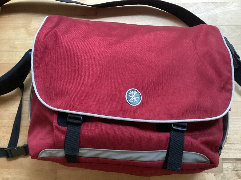 Crumpler cameratas schoudertas camera warmrood, Overige merken, Gevoerd, Rood, Ophalen of Verzenden
