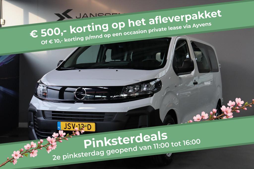Opel Vivaro Combi Electric L2 75 kWh / 9-persoons / Demo, Auto's, Opel, Vivaro, Overige carrosserieën, 2102 kg, Wit