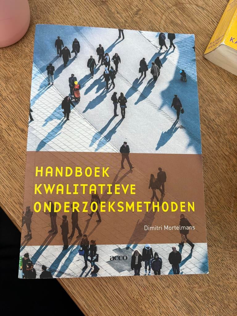 Handboek Kwalitatieve Onderzoeksmethoden - Dimitri Mortelman, Boeken, Ophalen of Verzenden, Gamma, Gelezen, HBO