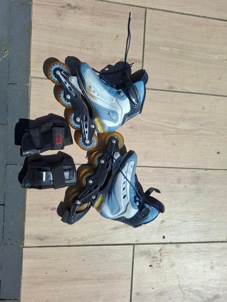 Nike AEX AIR Skeeler N Dorfin 4 Comp Lite Dames Blauw, Overige merken, Gebruikt, Ophalen of Verzenden, Inline skates 4 wielen