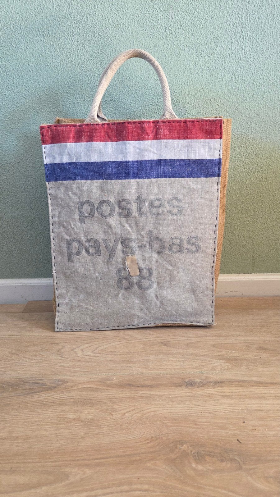 Jute Shopper Tas met "postes pays-bas" Opdruk, Ophalen of Verzenden, Shopper