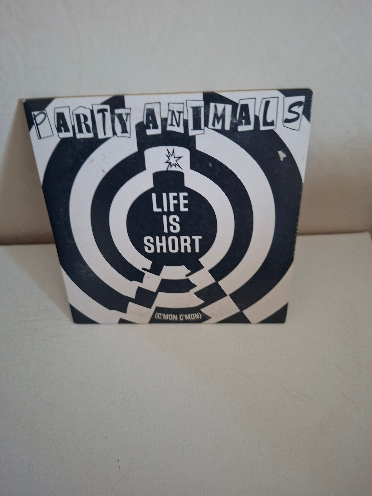 Party Animals - Life Is Short (C'mon C'mon) Vinyl Single, Gebruikt, 7 inch, Ophalen of Verzenden, EP