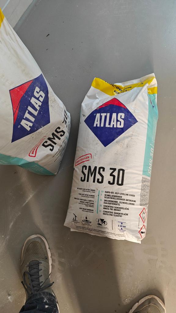 Atlas SMS 30 egalisatiemortel - 25kg, Ophalen of Verzenden, Nieuw