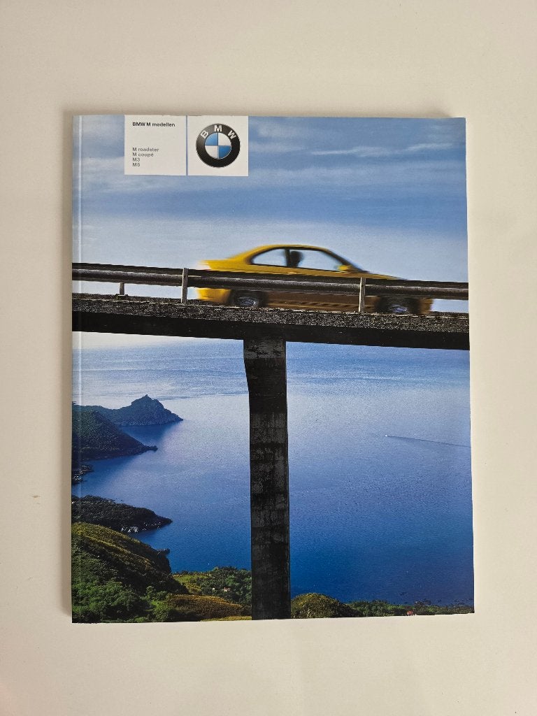 BMW M brochure 2000 E46 M3 E39 M5 E36 M Coupé 86 pag. uniek!, Ophalen of Verzenden, Zo goed als nieuw, BMW, BMW
