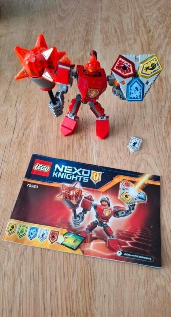 Lego Nexo Knights 70363 strijdharnas Macy, Ophalen of Verzenden, Zo goed als nieuw