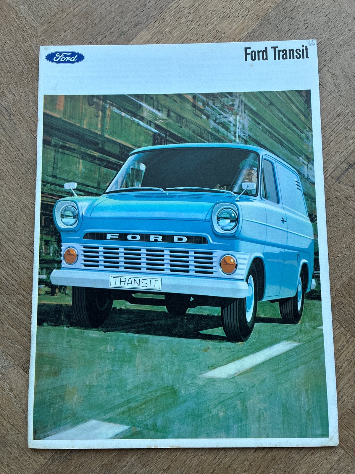 Ford Transit brochure 12/65, Verzenden, Zo goed als nieuw, Ford