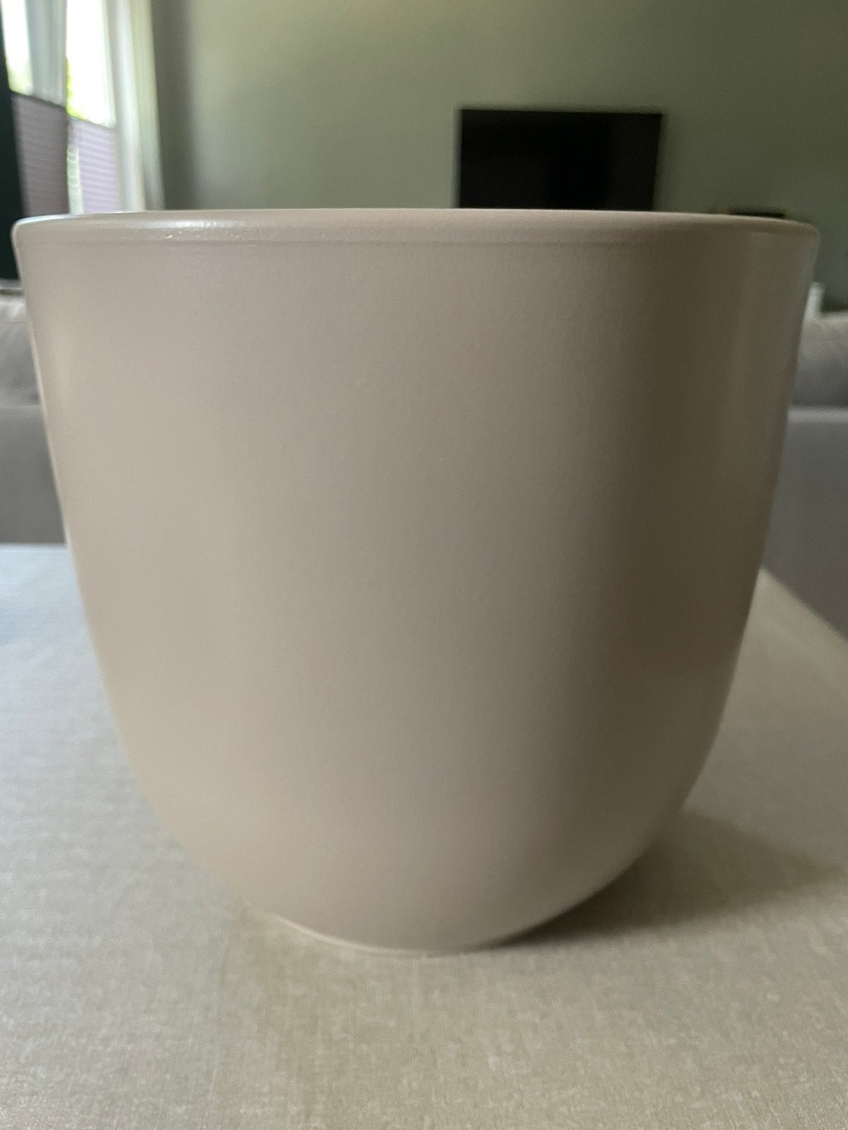 Mica Decorations Tusca taupe., Rond, Ophalen of Verzenden, Zo goed als nieuw, Aardewerk
