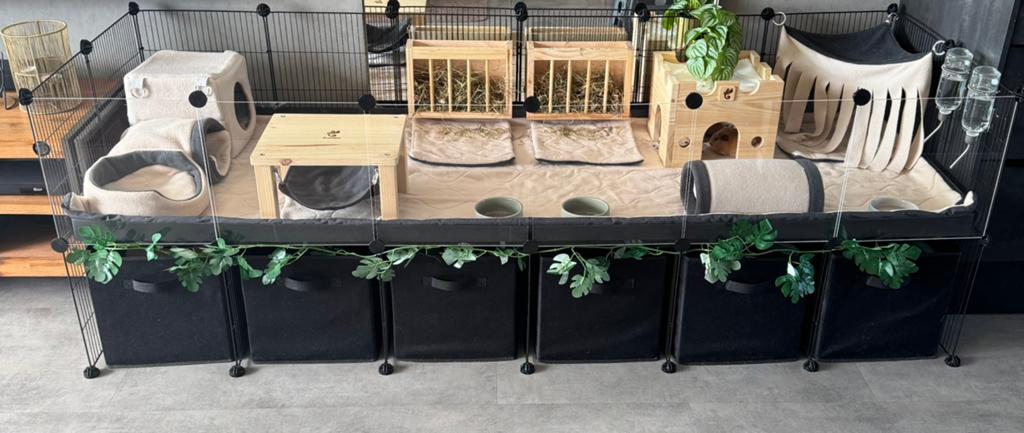 2X6 Fleece Liner Bedding beige cavia, 2 stuks, Ophalen of Verzenden, Zo goed als nieuw, Verzorging