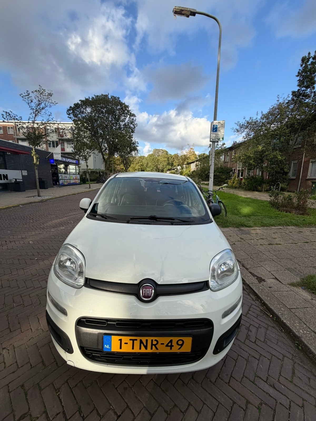Fiat Panda 0.9 Twinair 59KW 2014 Wit, Auto's, Voorwielaandrijving, 31 €/maand, Panda, Wit