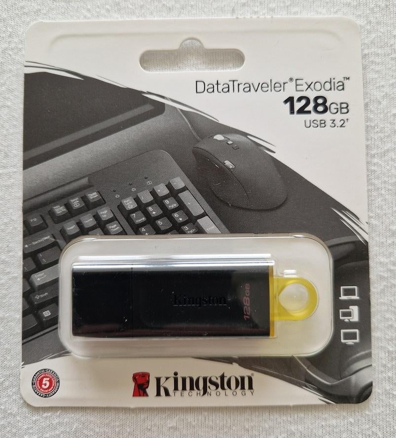 30 x KIngston 128Gb USB 3.2 DataTraveler Exoidia NIEUW !!!, Ophalen, Nieuw, Kingston, 128 GB