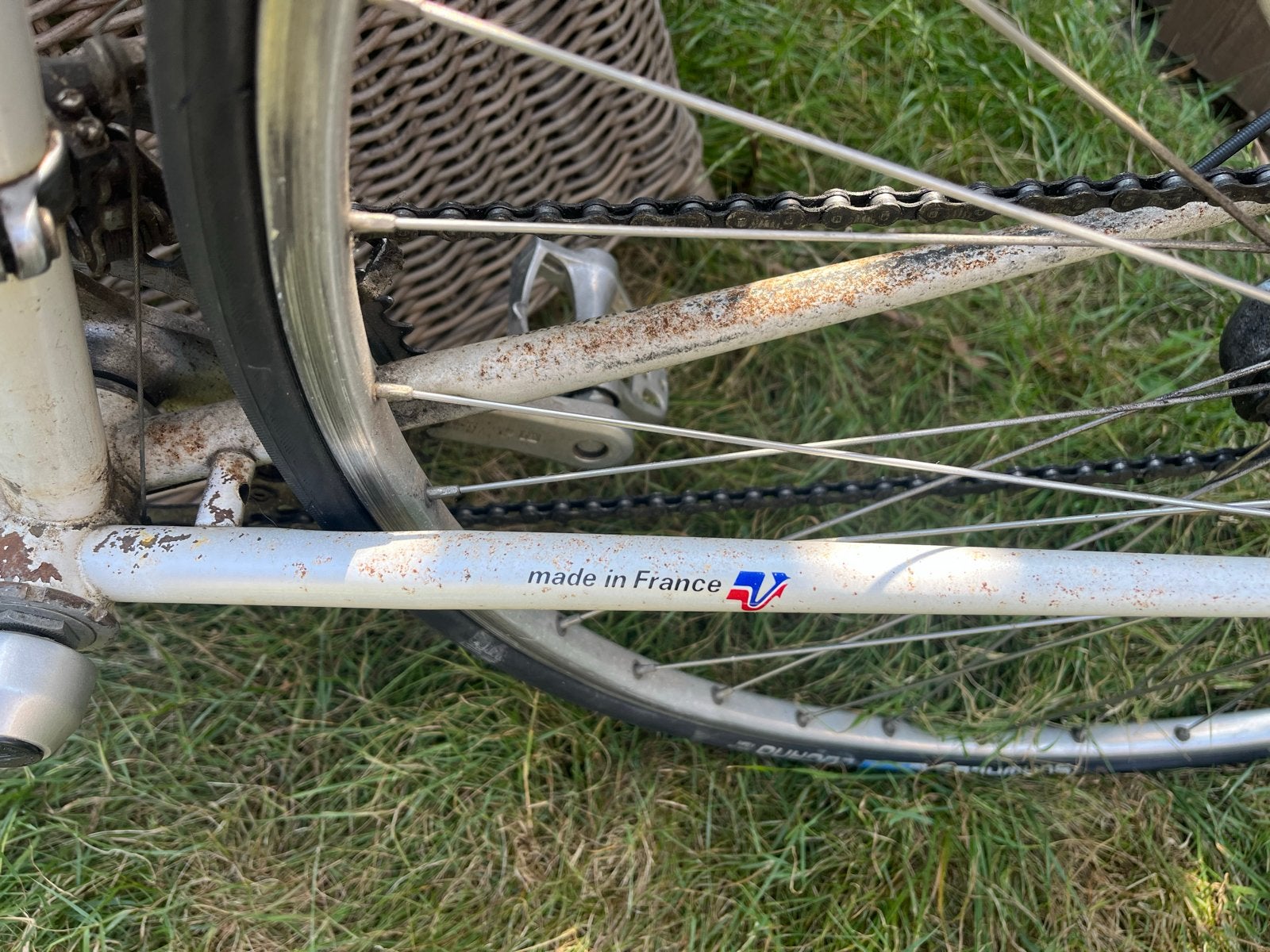 Peugeot racefiets - Vintage, Made in France, 28 inch, Gebruikt, 10 tot 15 versnellingen, Velgrem