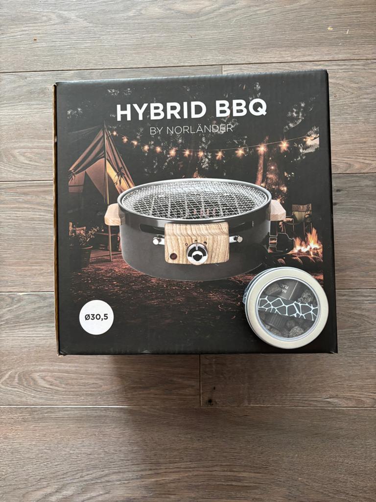 Hybrid tafel bbq NIEUW in doos, Tuin en Terras, Houtskoolbarbecues, Ophalen of Verzenden, Nieuw, Met accessoires