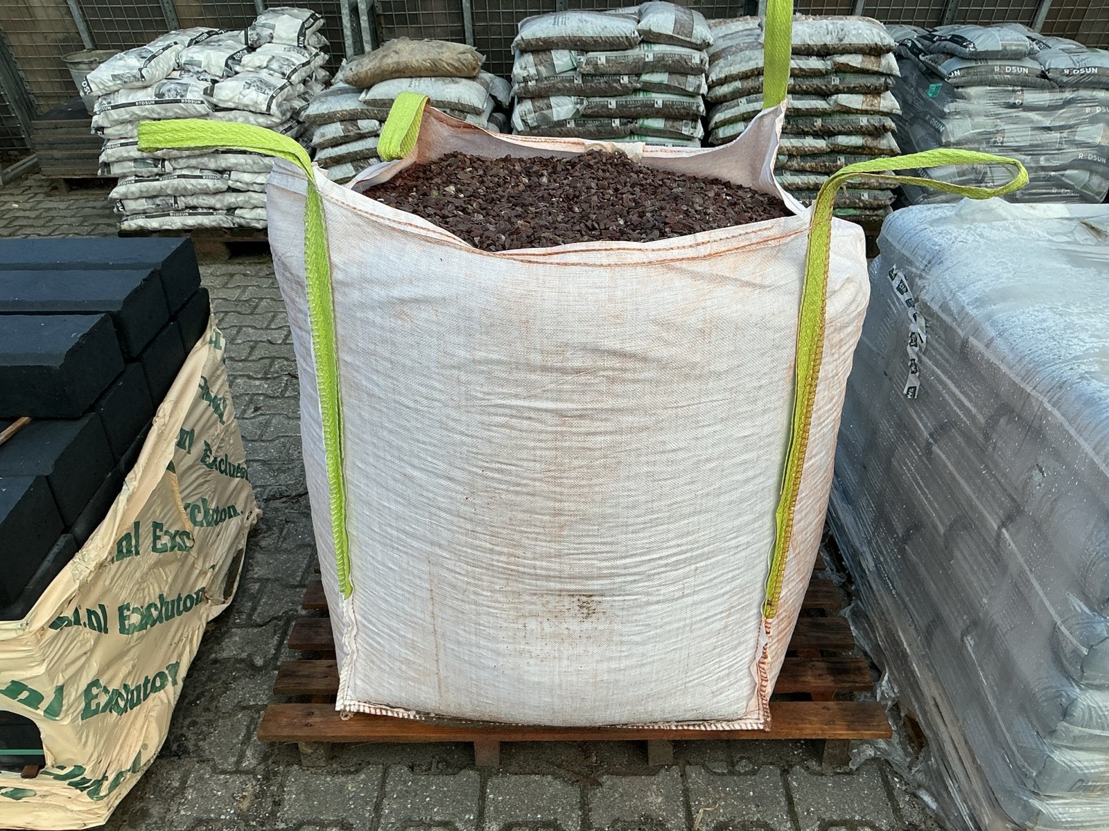 Big Bag Rood Split - Decoratief en Duurzaam, Ophalen of Verzenden, Nieuw, Rood, Grind
