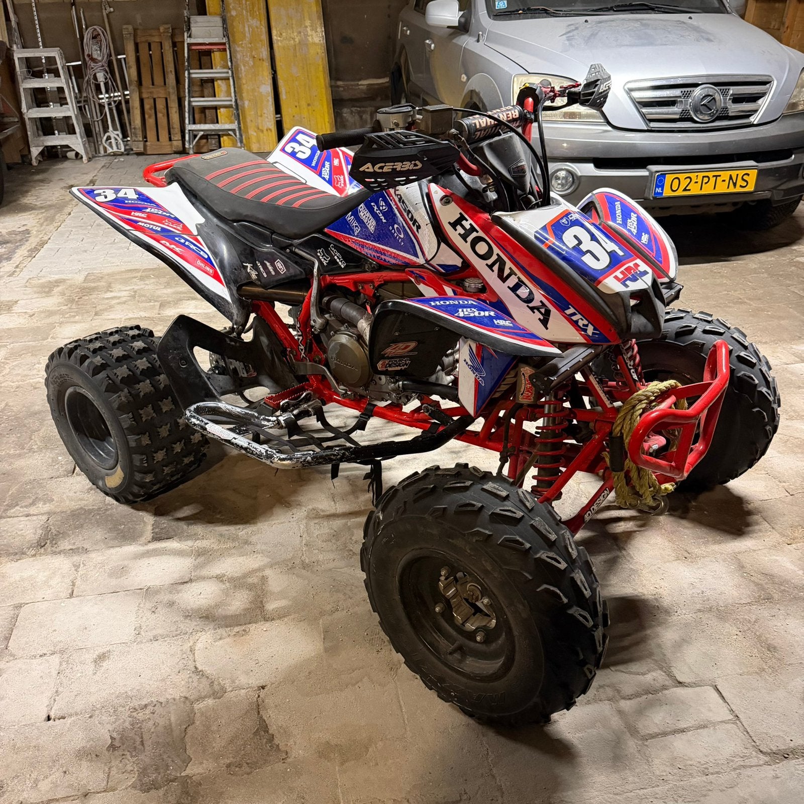 quad met kenteken Honda TRX450R 2006, Sportuitlaat, Gebruikt, Particulier, Crossmotor