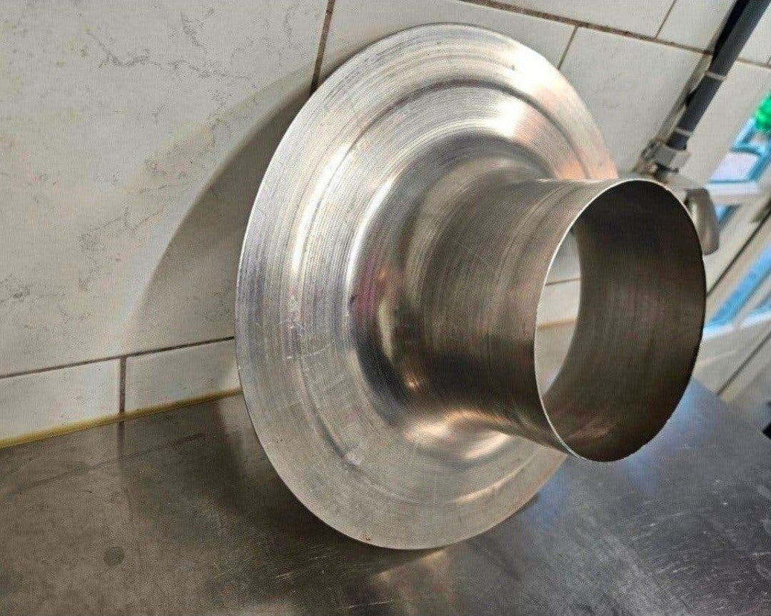 Kachelpijp/Ventilatiepijp Verloopstuk Ø 15 cm, Ophalen of Verzenden, Gebruikt, Ventilator en Afzuiger