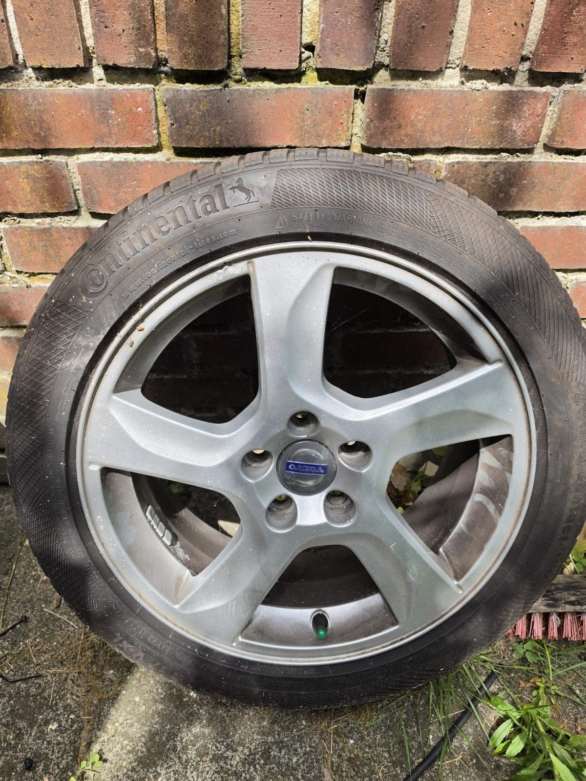 Volvo Velgen met Continental All Season Banden 215/50 R17, Ophalen, Banden en Velgen, 17 inch, All Season