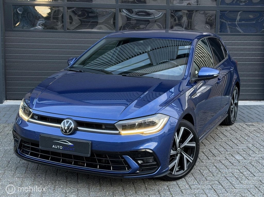 Volkswagen Polo 1.0 TSI R-Line Business | Keyless | ACC | Vi, Auto's, Gebruikt, Euro 6, Met garantie (alle), Blauw